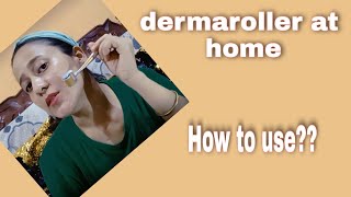 Dermaroller at homehow to use dermarollerdos and dont during dermarolling session [upl. by Isidore161]