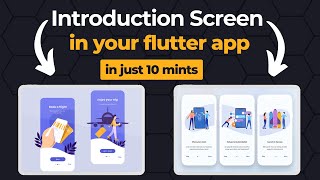 introduction screen in flutter  intro slider flutter  onboarding screen in flutter [upl. by Sakiv450]