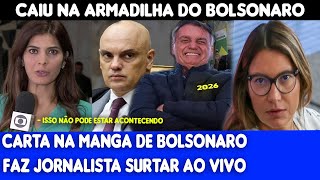 XAND40 CAIU NA ARMADILHA DE BOLSONARO E JORNALISTA SURTA AO VIVO [upl. by Nebeur523]