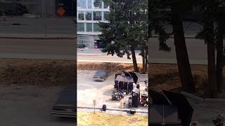 Filming of Dragged Across Concrete 2018 opposite house [upl. by Latoyia]