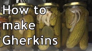 How to make traditional German Gherkins  Essiggurken [upl. by Stoller]