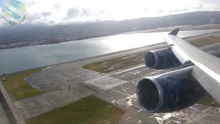 British Airways Boeing 747 Takeoff from San Francisco to London Heathrow BA284 [upl. by Candi]