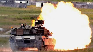 🇺🇸US Tanks Return to Europe for LiveFire Training [upl. by Nnaeitak]