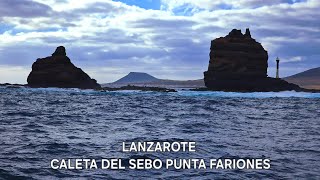 Best Places To See in Lanzarote  Caleta del Sebo Punta Fariones 🇪🇸🇮🇨 Canary Islands Spain [upl. by Selimah]