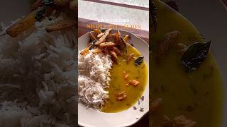 Aloo fry air dal chawal  Comfort food lunch [upl. by Oirramed]