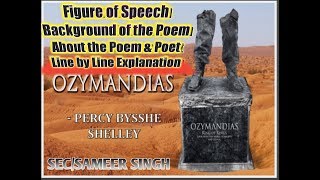 Ozymandias  PB Shelley Sonnet Line by Line explanation [upl. by Acyssej87]