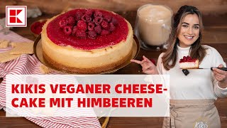 Veganer Cheesecake mit Himbeeren  Rezept  Kaufland [upl. by Cruickshank]