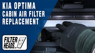 How to Replace Cabin Air Filter 2018 Kia Optima  AQ1260 [upl. by Tarra]