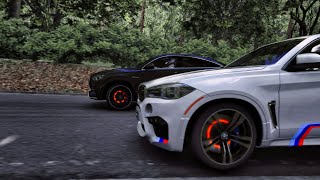 BMW X6M VS BENZ GLE 63S AMG GUNSAI TOUGE  ASSETTO CORSA [upl. by Ycnan]