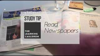 Read Newspapers  English Study Tip [upl. by Anenahs]