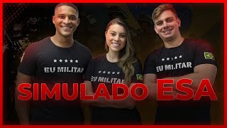 Simulado ESA  Préprova  Eu Militar [upl. by Anilrahc953]