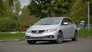 2015 Honda Civic Review  AutoNation [upl. by Enyamert]