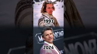 1993 Hollywood Movie Actor Then and now part1 thenandnowmichaelj foxharrisonford [upl. by Lirrad]