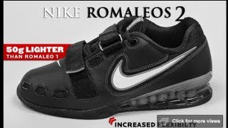 Weightlifting shoes and Nike Romaleos 2 Review [upl. by Etnemelc659]