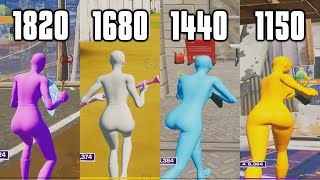 Comparing Every Stretched Resolution In Fortnite Which Is Best [upl. by Annasiul]