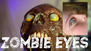 DIY Zombie Eyes Tutorial  Super realistic living dead resin eyes [upl. by Standley314]