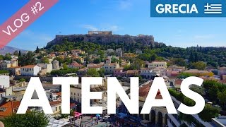 ATENAS Free Tour Acropolis Partenon y Agora  VLOG 2  GRECIA [upl. by Atinrehs]