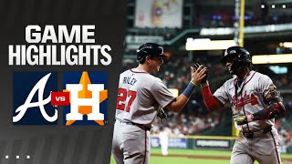 Braves vs Astros Game Highlights 41724  MLB Highlights [upl. by Assirt]