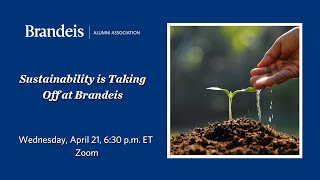 Sustainability is Taking Off at Brandeis [upl. by Kred]