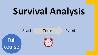 Survival Analysis Full course [upl. by Noivart10]