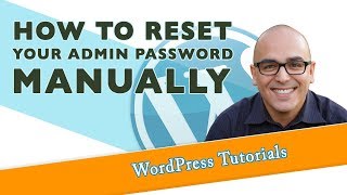 How to Reset Your Wordpress Password Manually  Cpanel amp phpMyAdmin [upl. by Panaggio262]