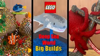 LEGO Giant Builds at Deep Sea World [upl. by Lorette]