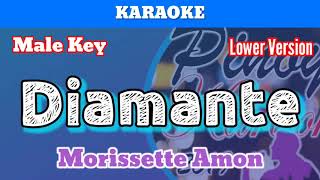 Diamante by Morissette Amon Karaoke  Mae Key  Lower Version [upl. by Lifton]