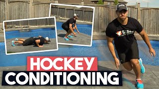 HOCKEY CONDITIONING WORKOUT FOR AT HOME 🏒 [upl. by Nuahsyd]