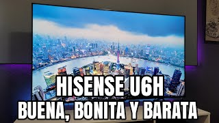 Hisense U6H 4k TV Review en español [upl. by Eruza]