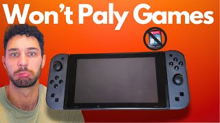 Nintendo SWITCH WONT PLAY GAMES Can I FIX IT [upl. by Alekin803]