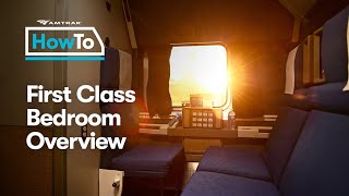 AmtrakHowTo First Class Bedroom Overview [upl. by Amahs]