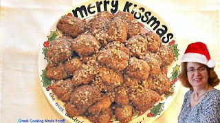 Melomakarona Made Easy and BEST EVER  Greek Christmas Honey Cookies  Μελομακάρονα τέλεια amp τραγανά [upl. by Essile]