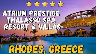 Atrium Prestige Thalasso Spa Resort  Rhodes Greece AllInclusive Resort [upl. by Refeinnej]