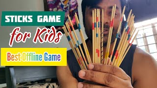 Sticks Game Mikado Sticks Game for Kids at Home  How to play Sticks Game SticksGame [upl. by Eerehs]