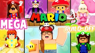 MEGA Mario Bedroom BuildOff CHALLENGE Panda Vs 6 FANS [upl. by Elfstan42]