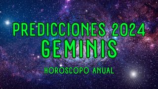 PREDICCIONES 2024 GÉMINIS ♊ HORÓSCOPO ANUAL GÉMINIS astrology geminis [upl. by Delisle205]