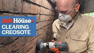 How to Clean Creosote from a Fireplace  Ask This Old House [upl. by Akialam]