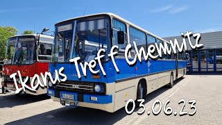 Unvergessliches OldtimerTreffen in Chemnitz Tauche ein in die Welt der IkarusBusse 030623 [upl. by Leahey754]