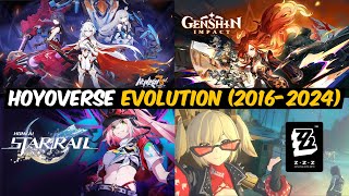 HOYOVERSE Evolution 20162024 Honkai Star Rail Genshin Impact Zenless Zone Zero Honkai Impact 3rd [upl. by Bertila306]