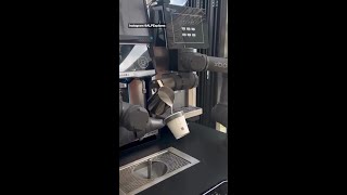 Robot creates latte art like seasoned barista [upl. by Lechar]