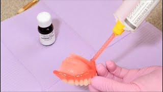 Full Chairside Denture Reline Procedure using SOFRELINER TOUGH® [upl. by Hermon395]