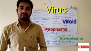 Plant Pathology।viruS viroiD pytoplasmA SpiroplasmA।Difference between Virus and Viroid।Pytoplasm [upl. by Hyacinthe]