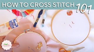 Cross Stitch Basics  How to Start Cross Stitching for Beginners  Ultimate Guide [upl. by Knowles]