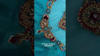 🦋netted bridal blouse designs  sleeve design models for silk sarees netblouse [upl. by Thaddeus561]