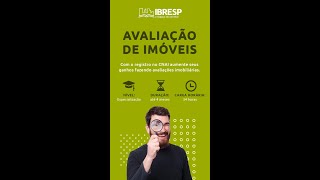 CURSO AVALIAÇÃO DE IMÓVEIS DO IBRESP SHORTS [upl. by Yacov876]