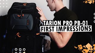 The BEST BUDGET Camera Bag  TARION Pro PB01 Backpack Unboxing  First Impressions [upl. by Diskin]