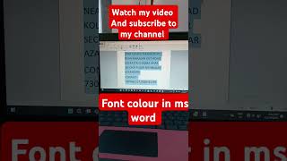 fontcolour ms wordstar computer institute mehnagar azamgarh [upl. by Glynis]