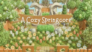 A Cozy Springcore Island Tour  Animal Crossing New Horizons 🌼 [upl. by Niawd623]