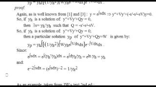 A Particular Solutions Formula For Inhomogeneous Second Order Linear Ordinary Differential Equations [upl. by Annoel]