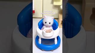 Enjoying ❤️ baby walker 😻 baby push walker 😽 minitoys minibrand shortsviral [upl. by Tilagram441]